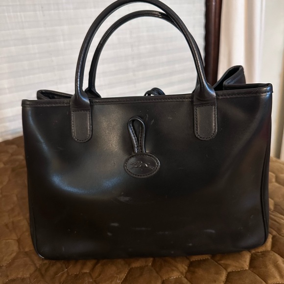 Longchamp, Roseau leather handbag - Picture 5 of 10